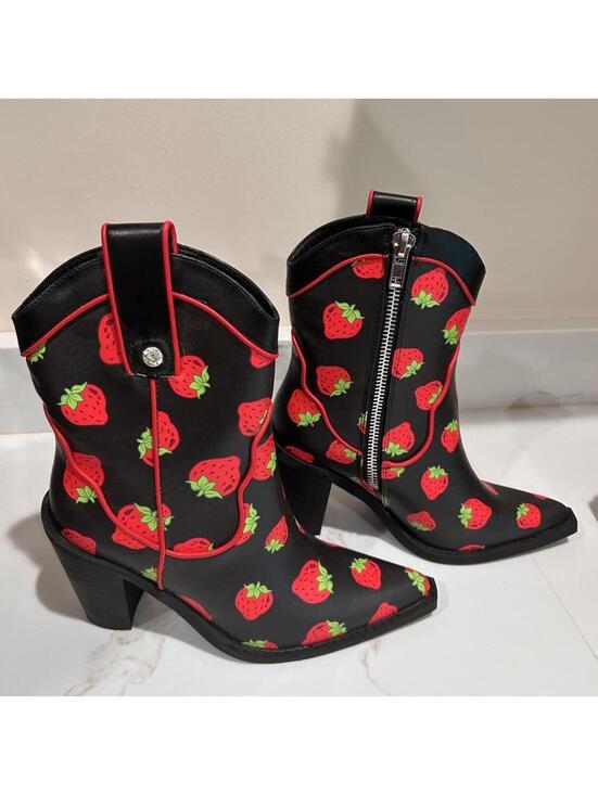 Dolls Kill Shoes - Dolls Kill Strawberry Shortcake Boots